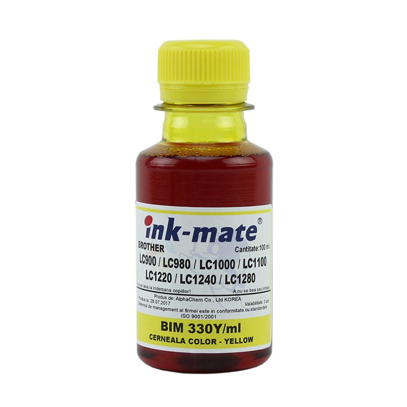 Cerneala refill Yellow Brother 500 ml - imagine 4